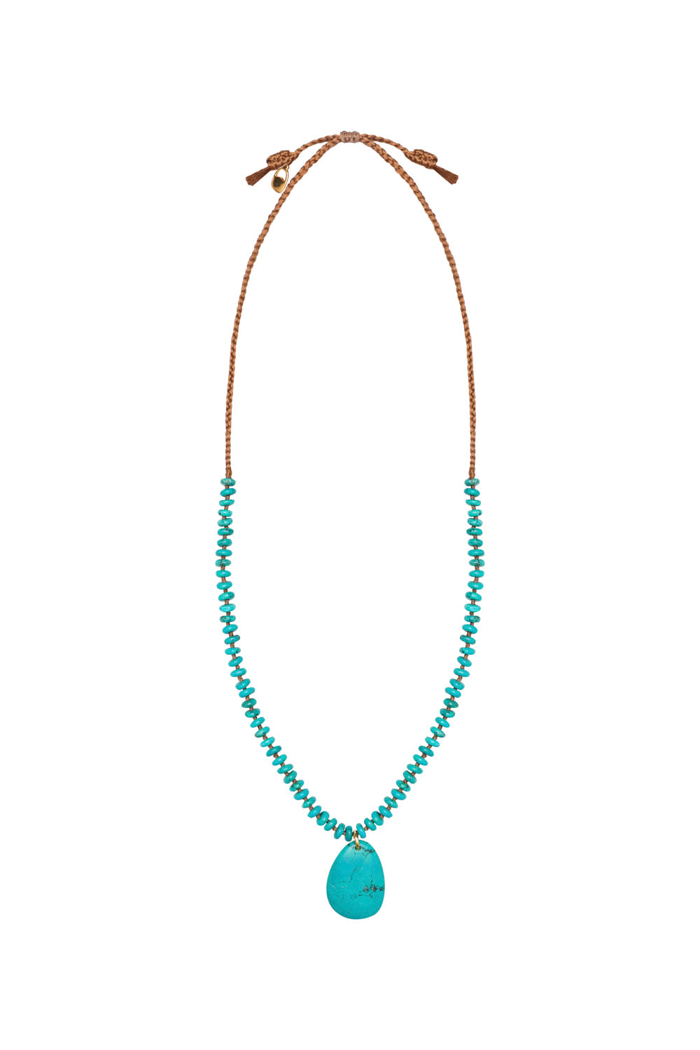 Turquoise Teardrop Necklace